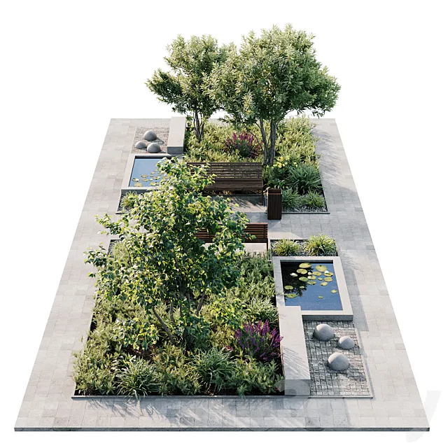 Town Square 8 3D Model Town Square 8 3D Model