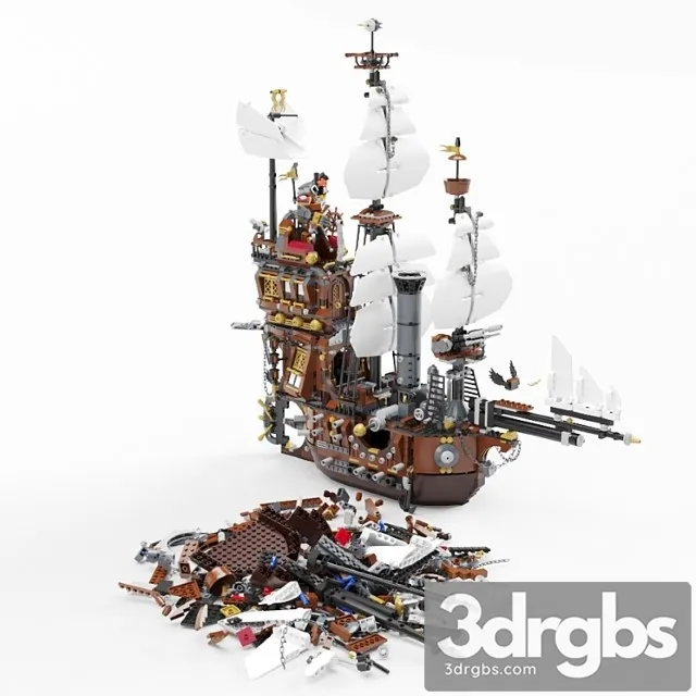 Toy 70810 Metalbeard 3D Model Download