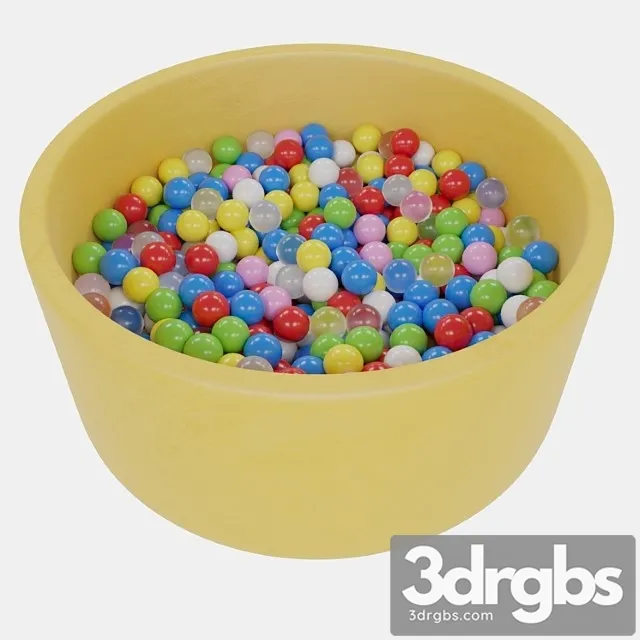 Toy Ball Pool 3D Model Download