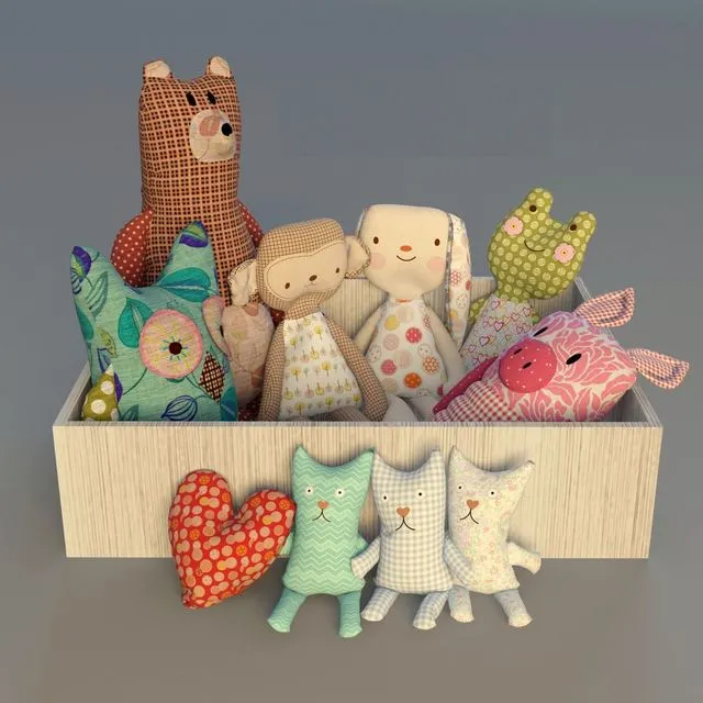 Toy Box 3 3D Model Toy Box 3 3D Model
