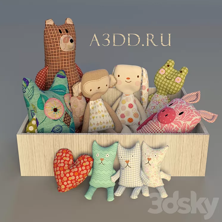 Toy Box 3 3D Model Toy Box 3 3D Model