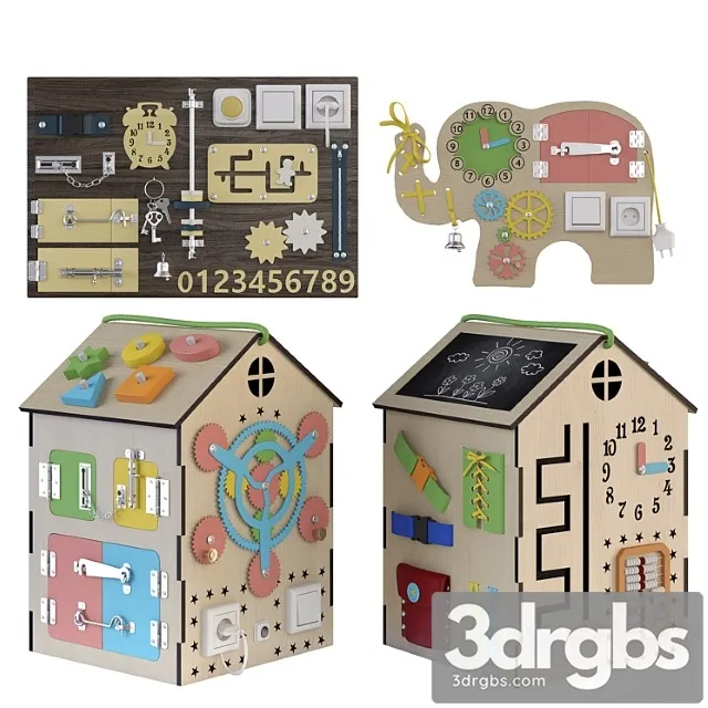 Toy Busyboard 3D Model Download