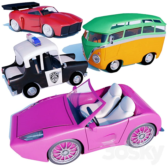 Toy cars vol2 3DModel