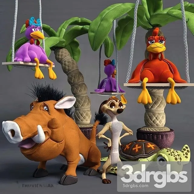 Toy Child Igrushki 3D Model Download