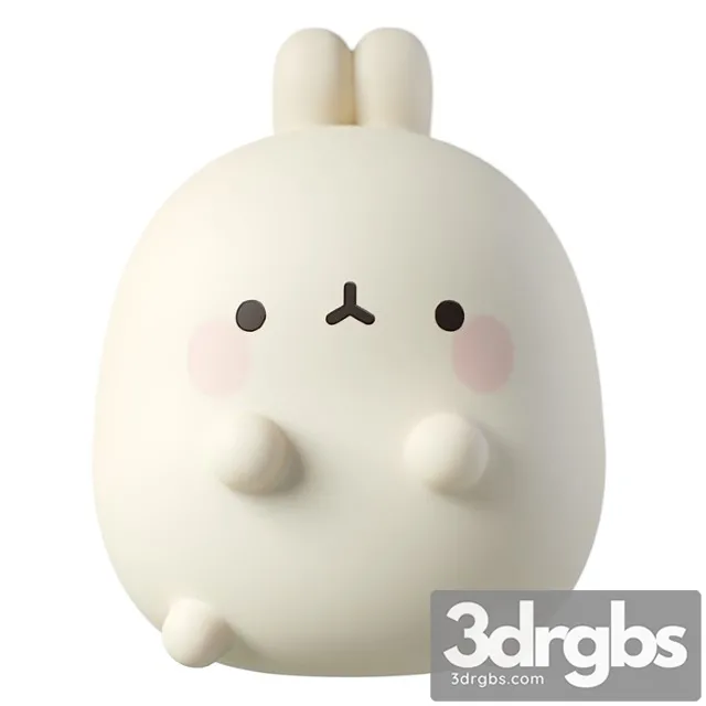 Toy Childrens Plastic Millimages Molang 3D Model Download