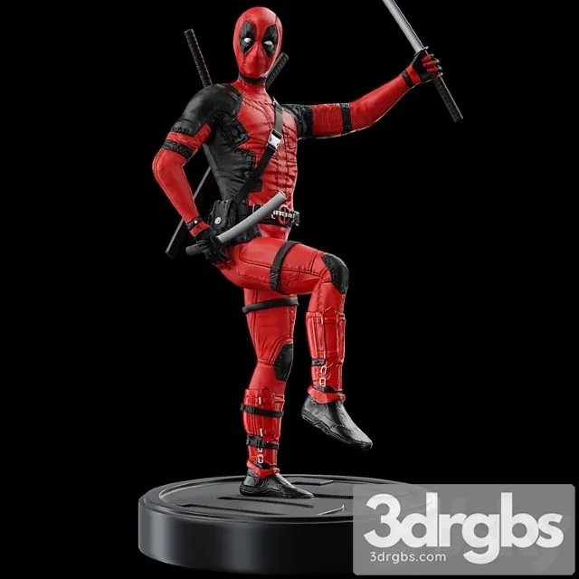 Toy Deadpool 3D Model Download