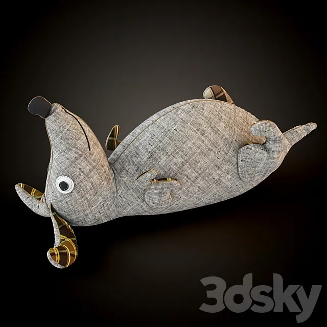 Toy dog ??lounger 3DModel Toy dog ??lounger 3DModel