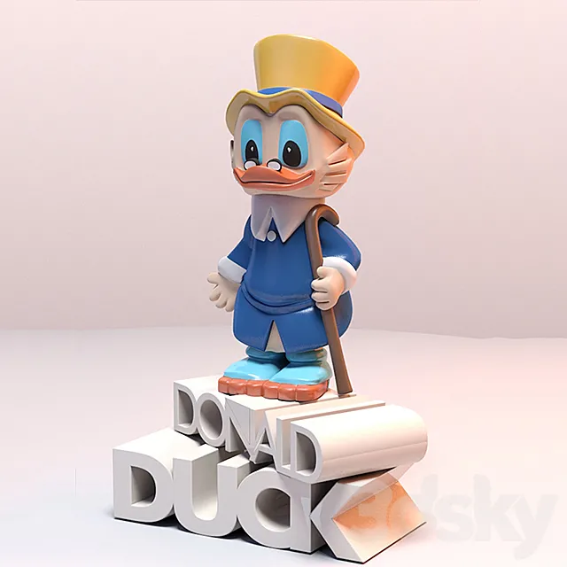 Toy Duck 3D Model Toy Duck 3D Model