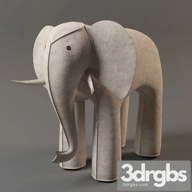 Toy Elephant From Restoration Hardware 3D Model Download
