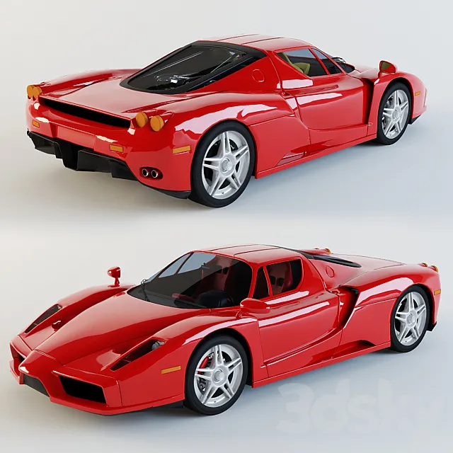 Toy Ferrari Enzo 3D Model Toy Ferrari Enzo 3D Model