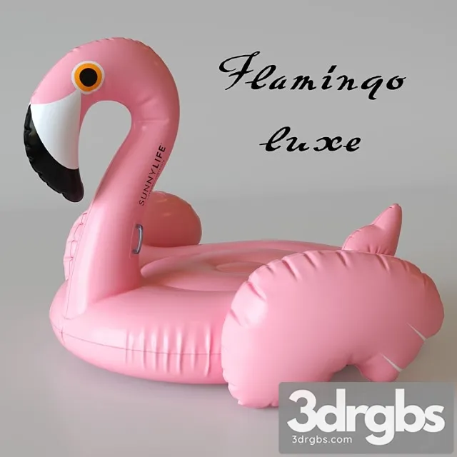 Toy Float Inflatable Flamingo Luxe 3D Model Download