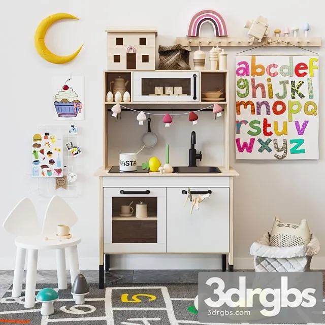 Toy Ikea Children 3D Model Download