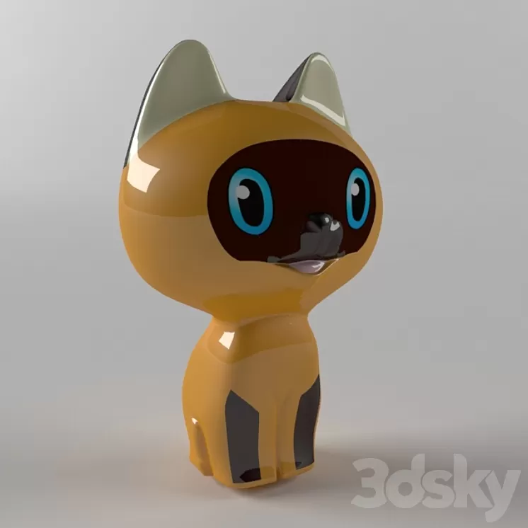 Toy Kitten Woof 3D Model Toy Kitten Woof 3D Model
