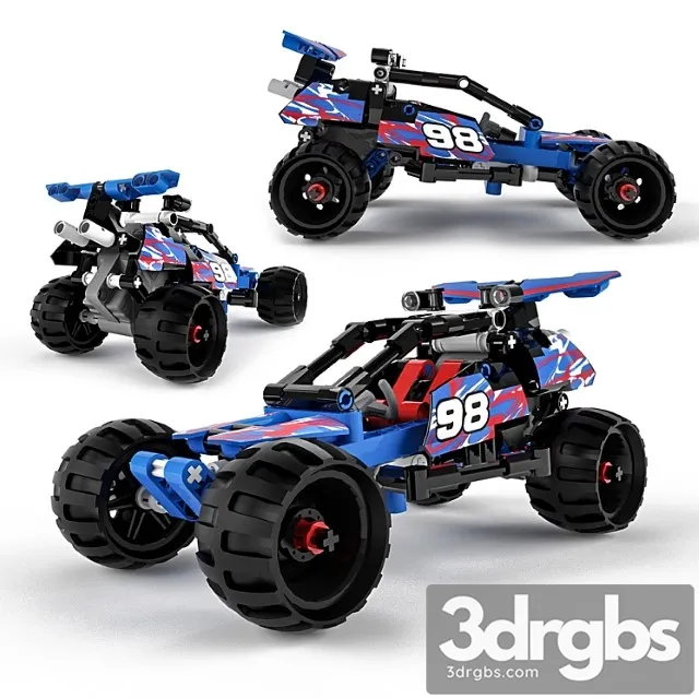 Toy Lego Technic Off Road Racer 3D Model Download
