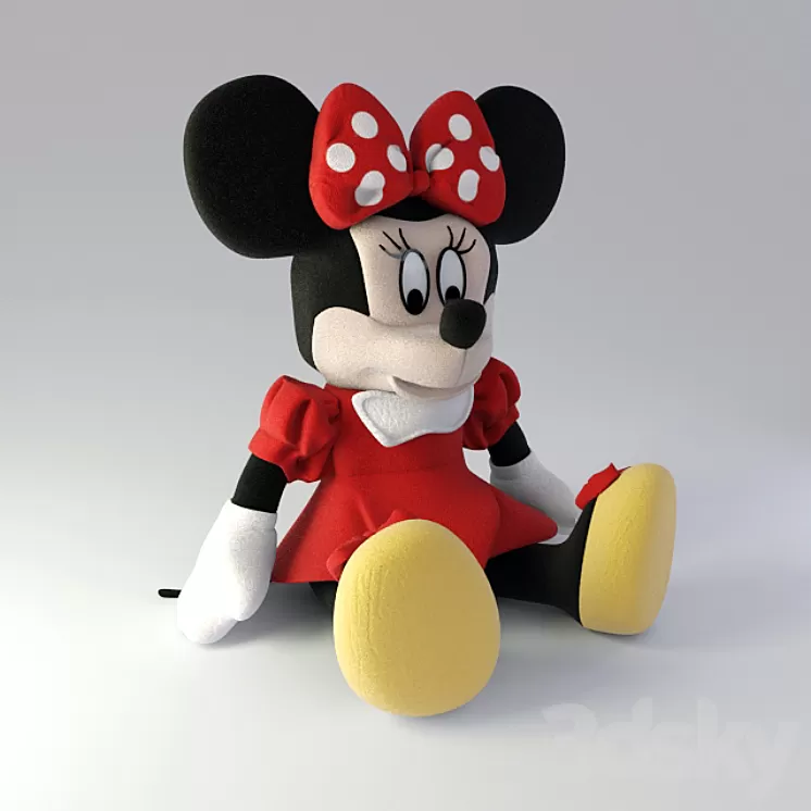 Toy Minnie (Mini) 3D Model Toy Minnie (Mini) 3D Model