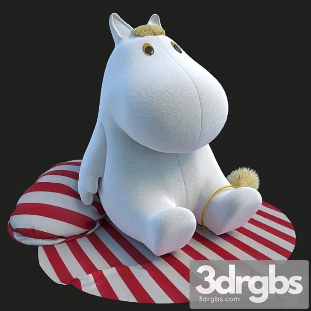 Toy Moomin Troll Girl 3D Model Download