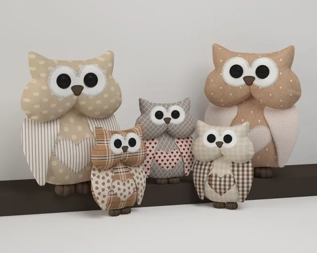 Toy Owl 3D Model Toy Owl 3D Model