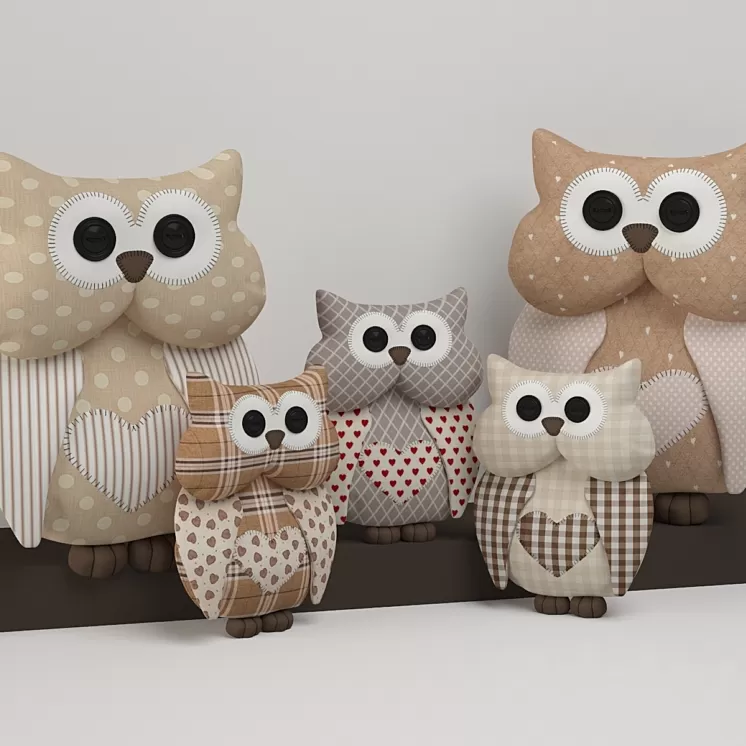 Toy Owl 3D Model Toy Owl 3D Model