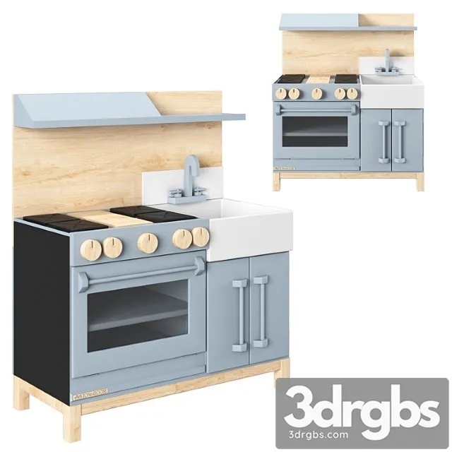 Toy Play Kitchen 3D Model Download