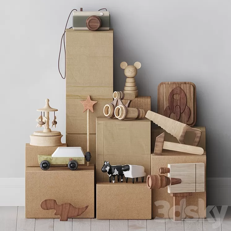 Toy set 001 3D Model