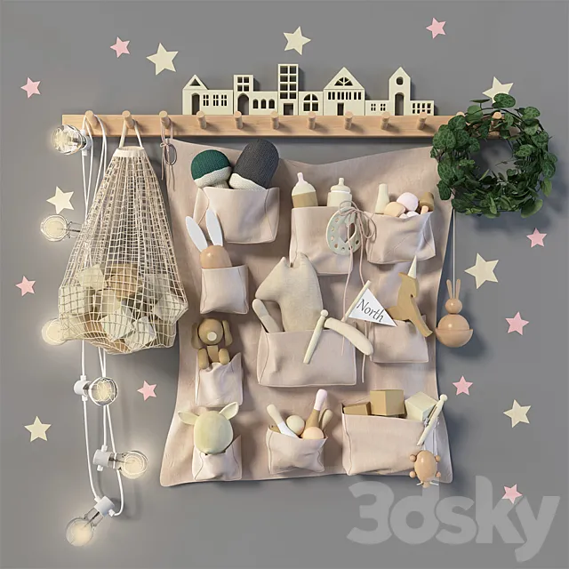 Toy Set 3DModel Toy Set 3DModel