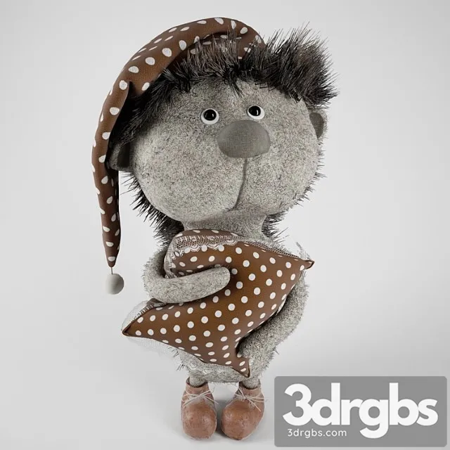 Toy Soft Toy Hedgehog 3D Model Download