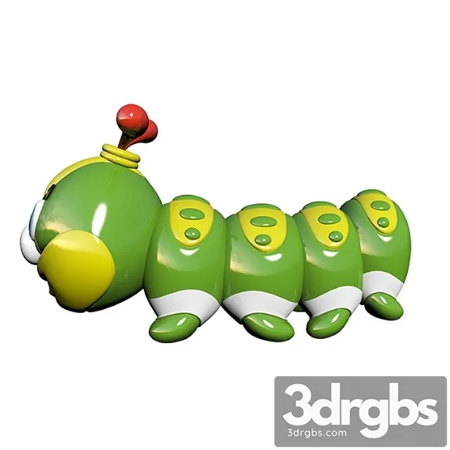 Toy Toy Caterpillar 3D Model Download
