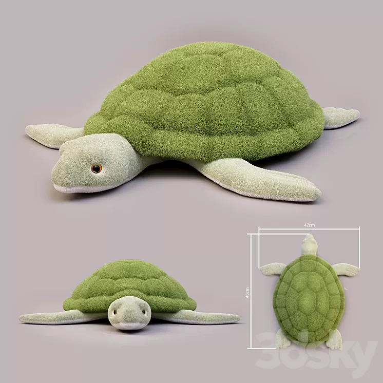 Toy Turtle 3D Model