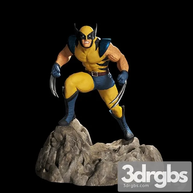 Toy Wolverine 3D Model Download