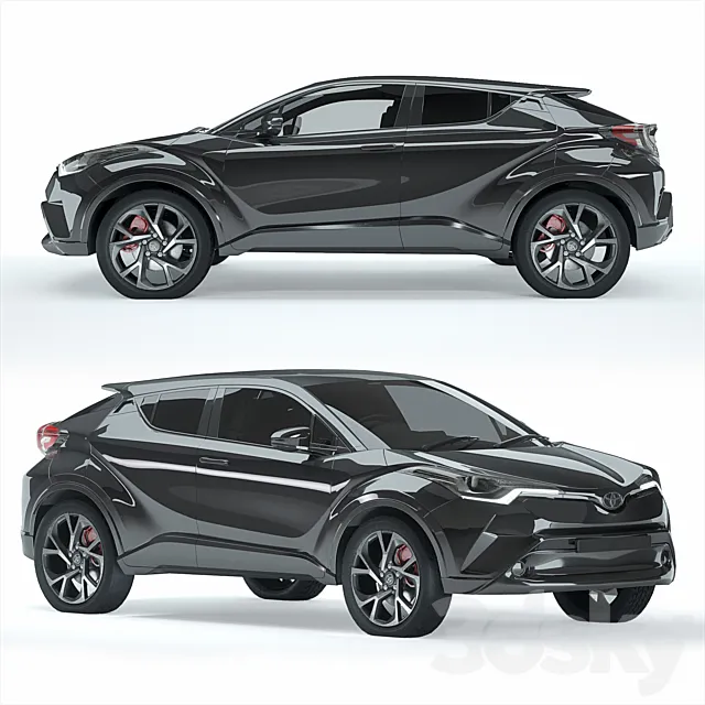 TOYOTA C-HR 3D Model