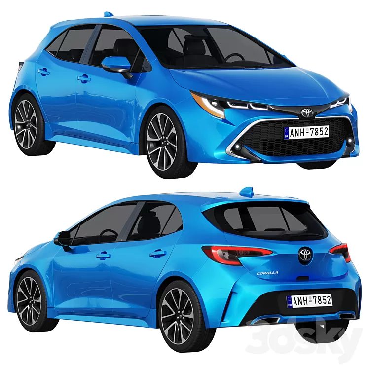 Toyota Corolla Hatchback 2021 3D Model