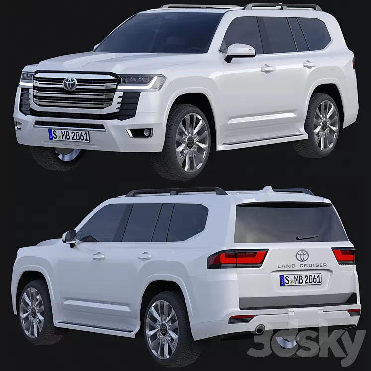Toyota Land Cruiser 300 3D Model