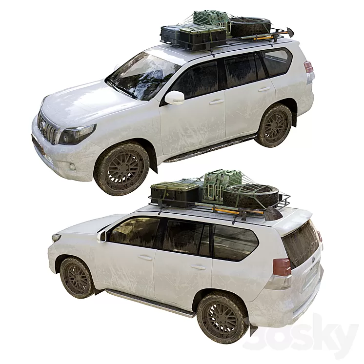 Toyota Land Cruiser Prado 3D Model