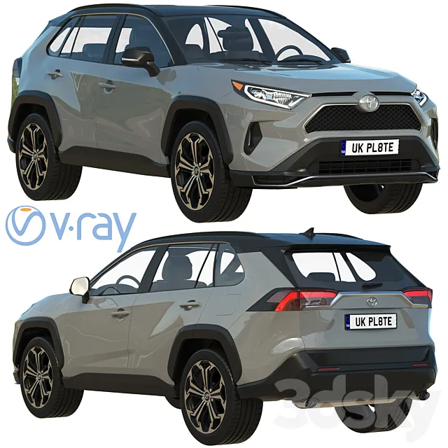 Toyota RAV4 Prime 2021 3D Model