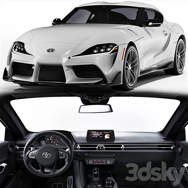 Toyota Supra GR 3D Model