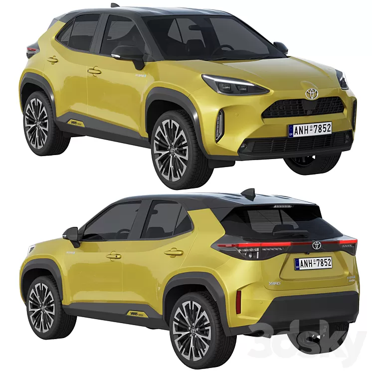 Toyota Yaris Cross 3D Model Free Download Toyota Yaris Cross 3D Model Free Download