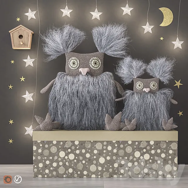 Toys and dekor set 43 3DModel Toys and dekor set 43 3DModel