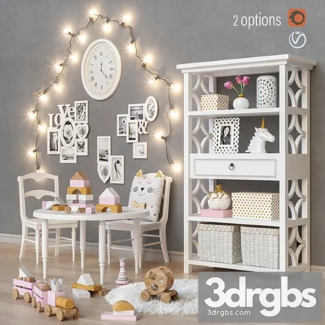 Toys and Furniture 2 Options Set 22 3D Model Download