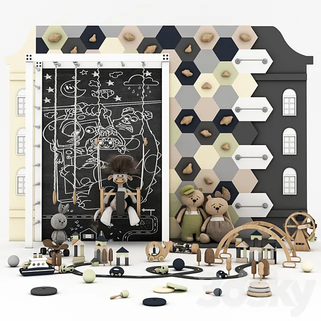 toys and furniture 3DModel toys and furniture 3DModel