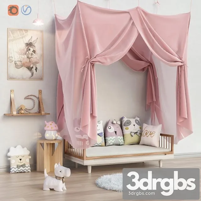 Toys and Furniture Set 23 3D Model Download