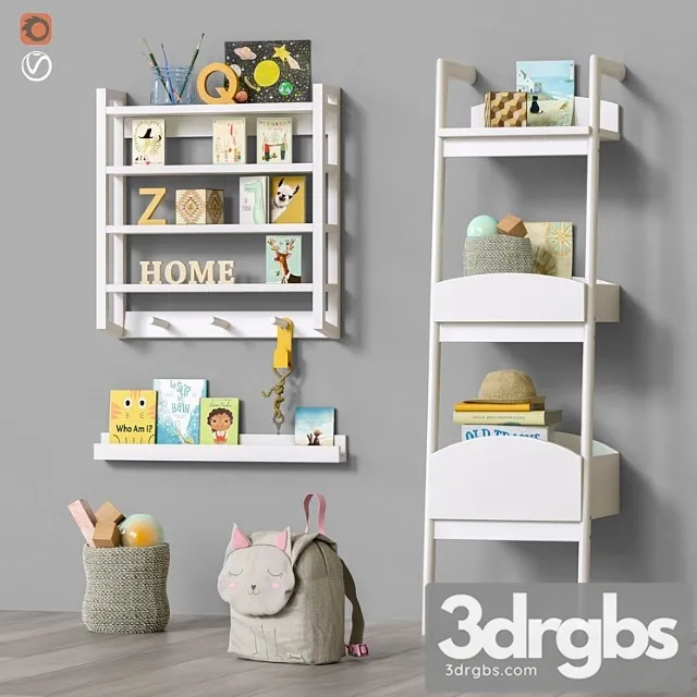 Toys and furniture set 51 3D Model Download