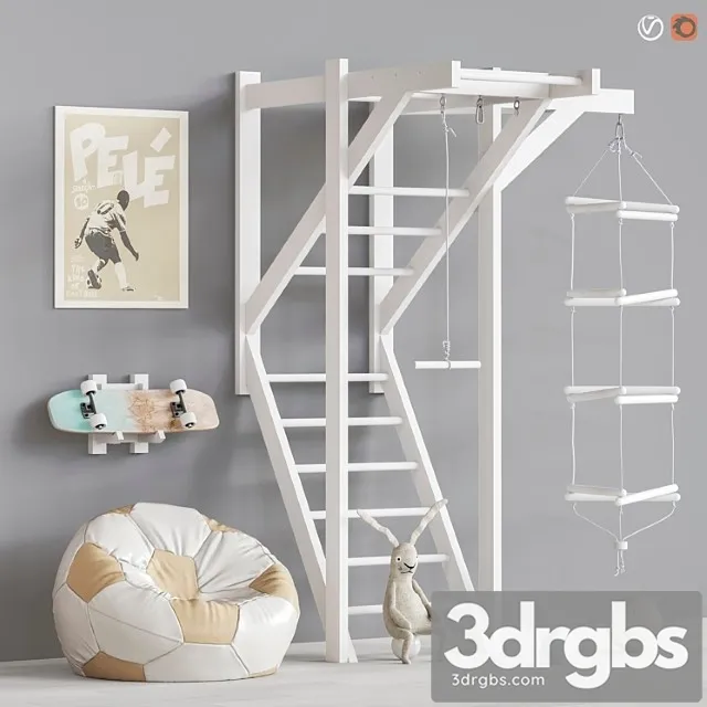 Toys and furniture set 79 3D Model Download