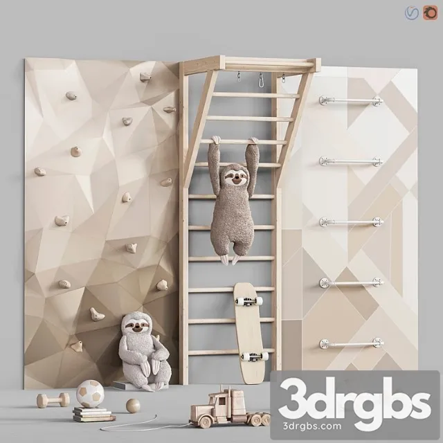 Toys and Furniture Set 90 3D Model Download