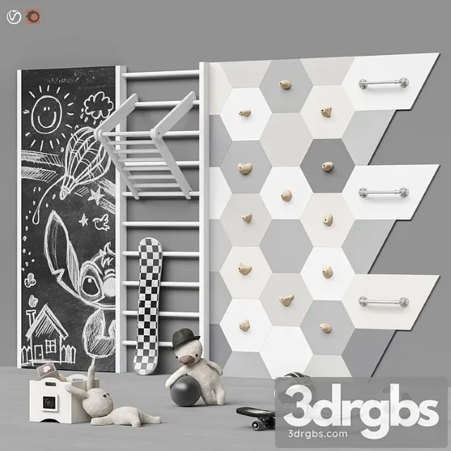 Toys and Furniture Set 91 3D Model Download