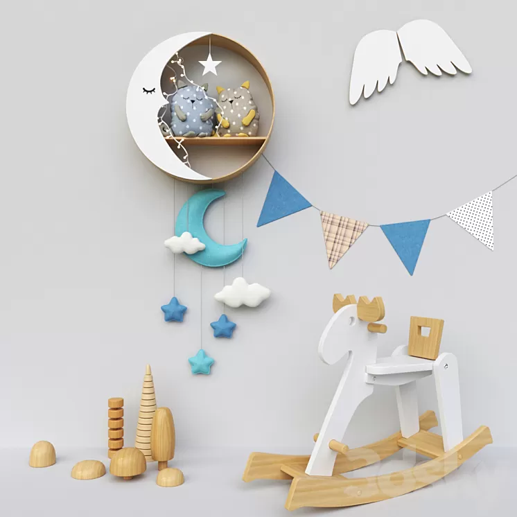 Toys decor for children 3D Model Toys decor for children 3D Model