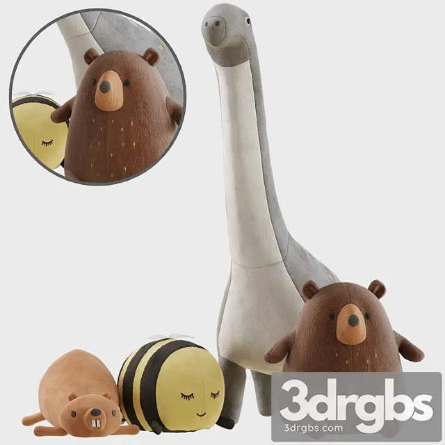 Toys Set 3D Model Download