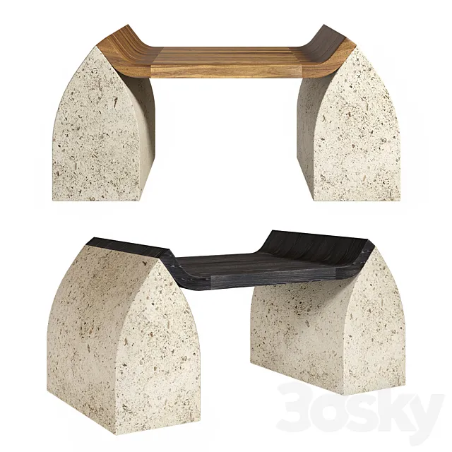 Traaf Bench by TIM VRANKEN 3D Model Traaf Bench by TIM VRANKEN 3D Model