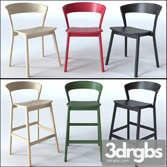 Traba Edith Cafe Chair And Bar Stool 3D Model Download Traba Edith Cafe Chair And Bar Stool 3D Model Download