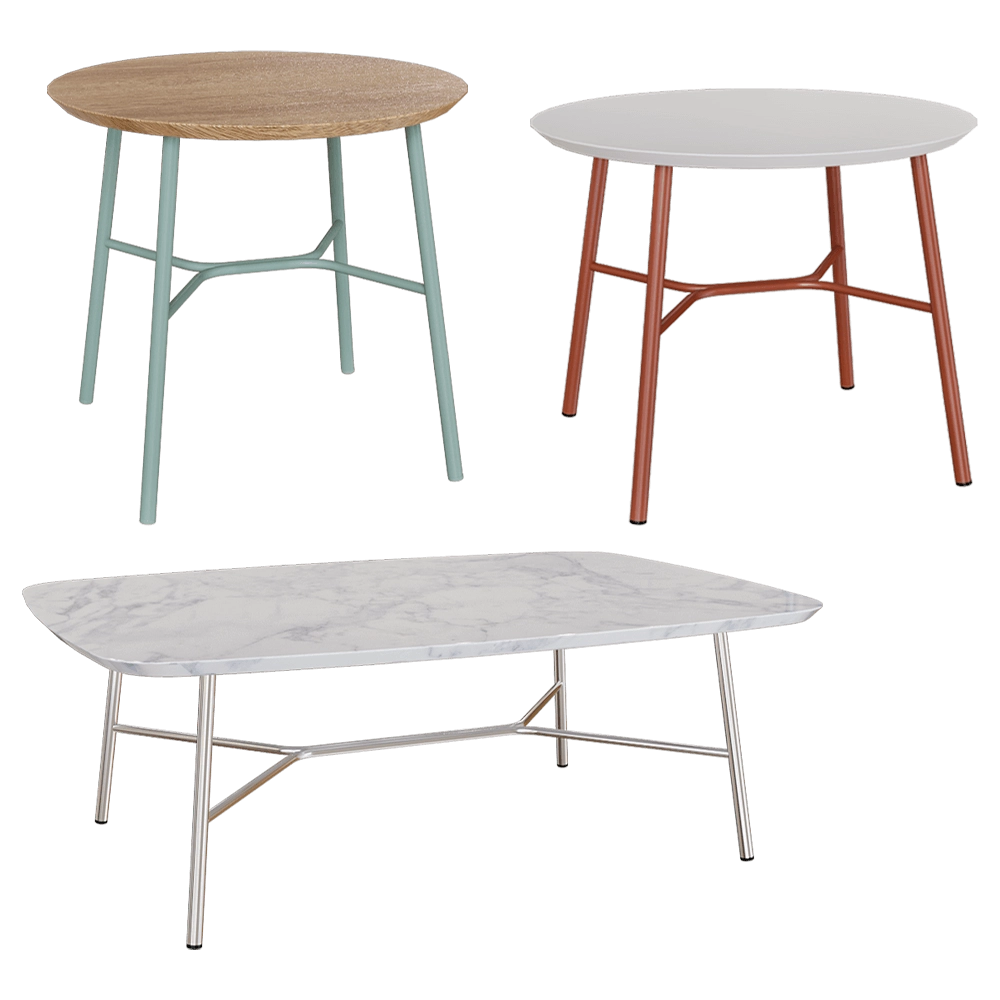 TrabÀ – Small table Yuki 3D Model