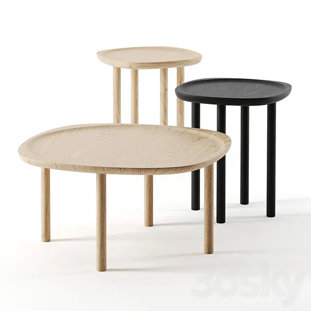 Trace coffee tables by Bolia 3D Model